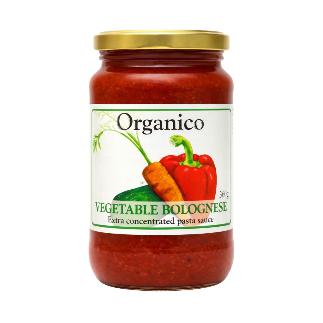 Organico Vegetable Bolognese Extra Concentrated Pasta Sauce