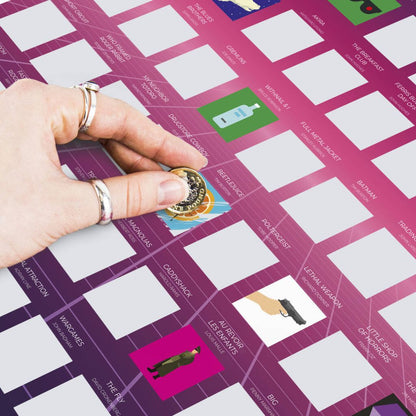 100 ’80s Movies Scratch-Off Bucket List Poster