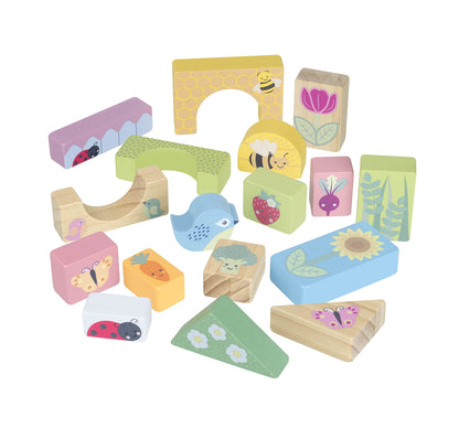 Spring Garden Wooden Block Puzzle Toy