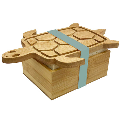 Kikkerland Wooden Turtle Tofu Press