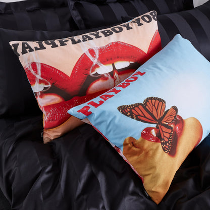 Playboy Iconic Pair Of Reversible Pillowcase Covers