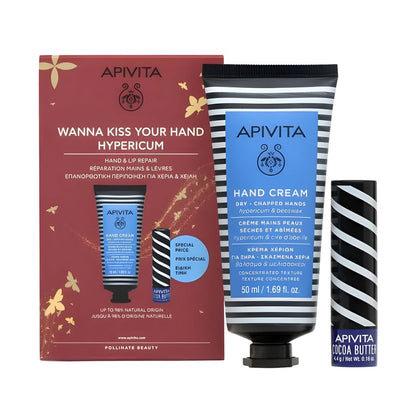 APIVITA Bee Protective Hypericum Hand Cream & Lip Care Set
