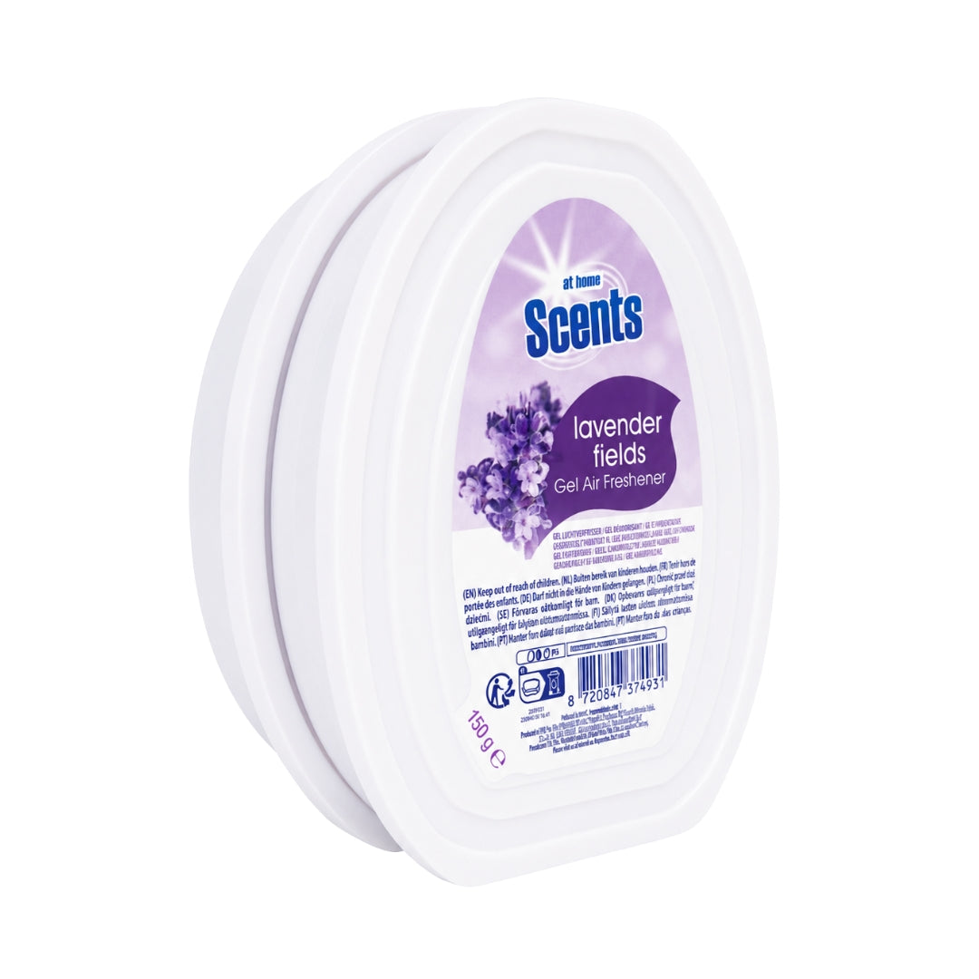 At Home Scents Gel Air Freshener Lavender Fields Twin Pack