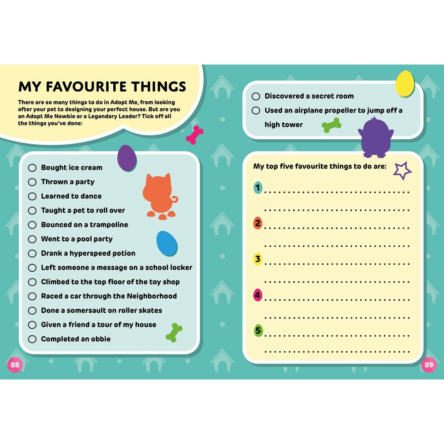 Adopt Me! Perfect Pets Journal 4