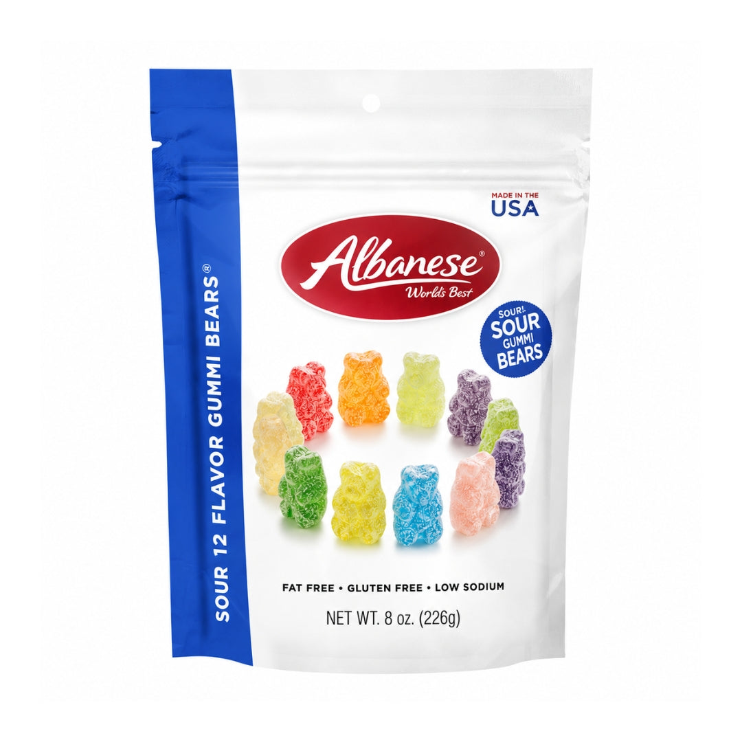 USA Sweets Albanese World’s Best Sour Gummi Bears