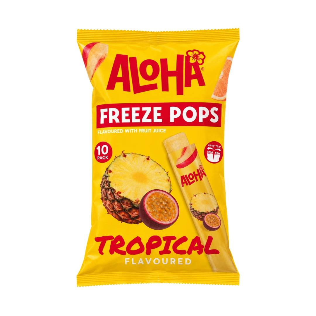 Aloha Tropical Fruit Mocktails Freeze Pops
