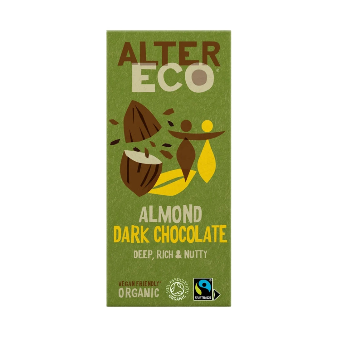 Alter Eco Organic Almond Dark Chocolate