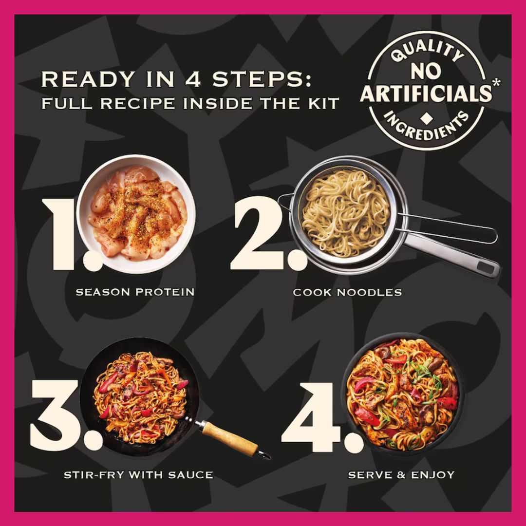 Amoy Korean Inspired BBQ Noodle Meal Kit