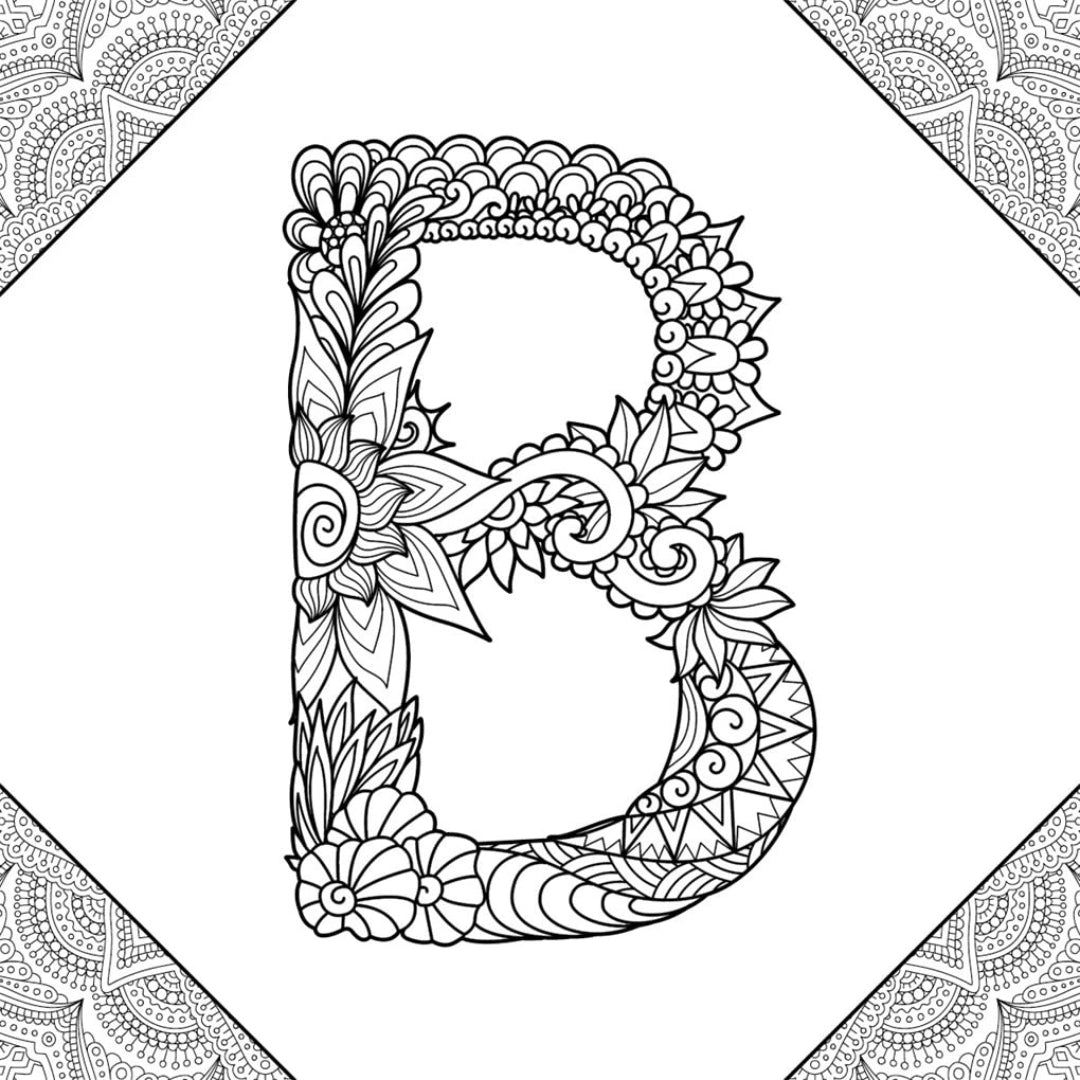 A to Z Create Beautiful Banners Colouring Book