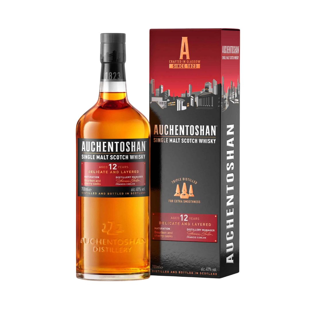 Auchentoshan 12 Year Old Lowland Single Malt Scotch Whisky