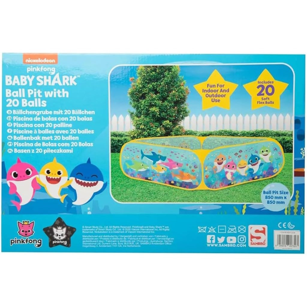 Baby Shark Ball Pit with 20 Balls 4