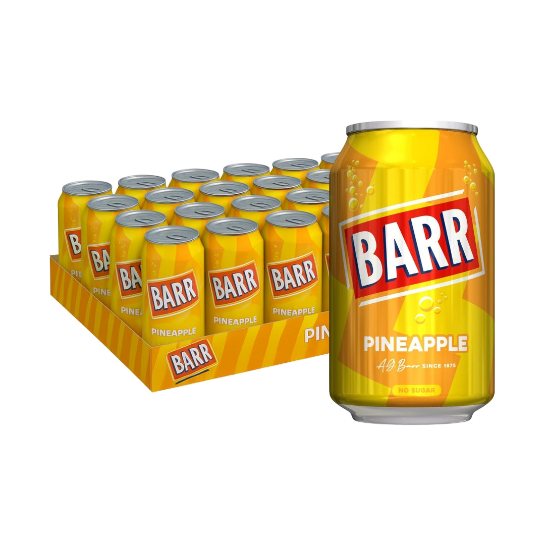 Barr No Sugar Sparkling Pineapple Cans