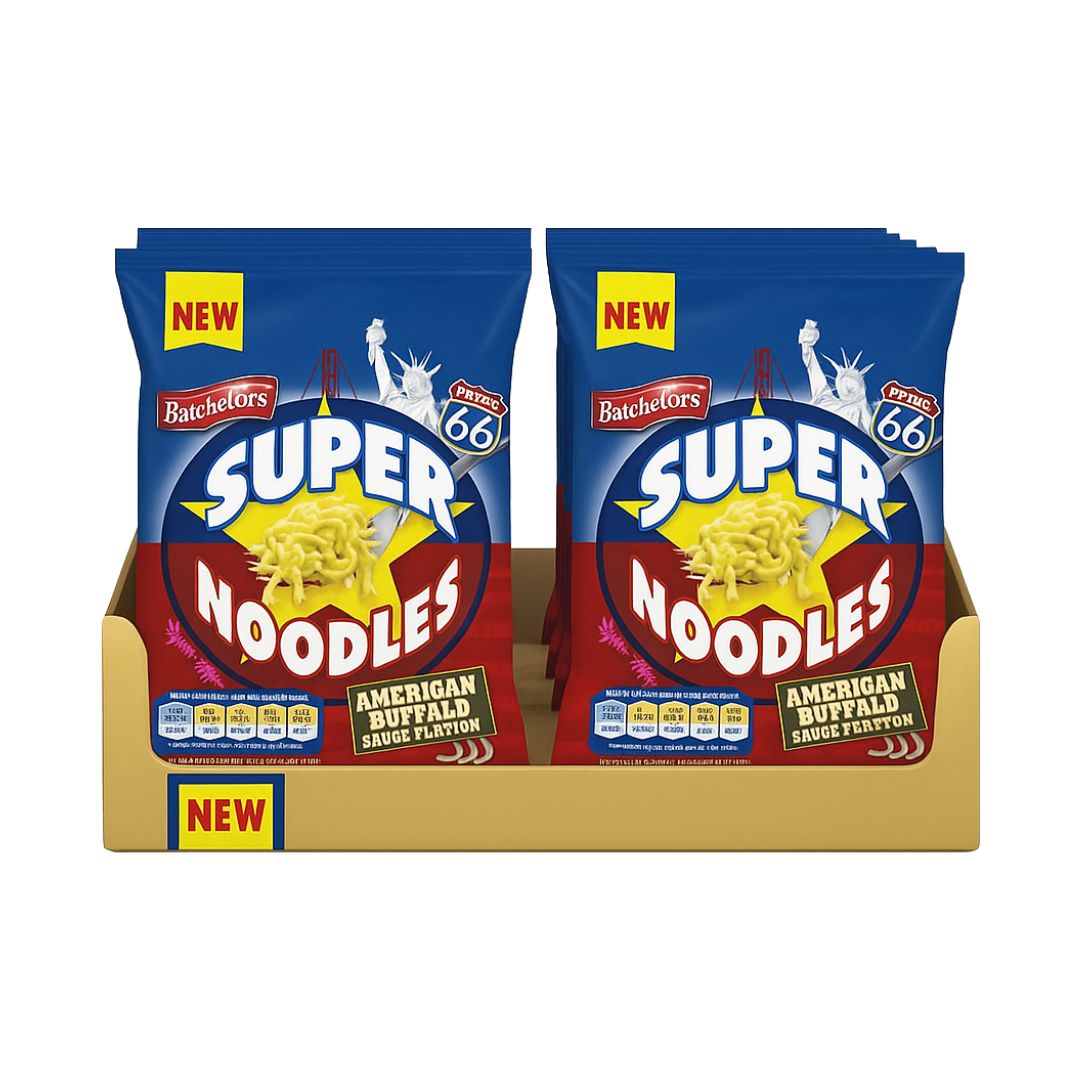 Batchelors Super Noodles American Buffalo Sauce Flavour