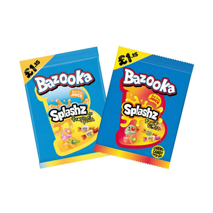 Bazooka Chewy Candy Sweets With Gel Centres