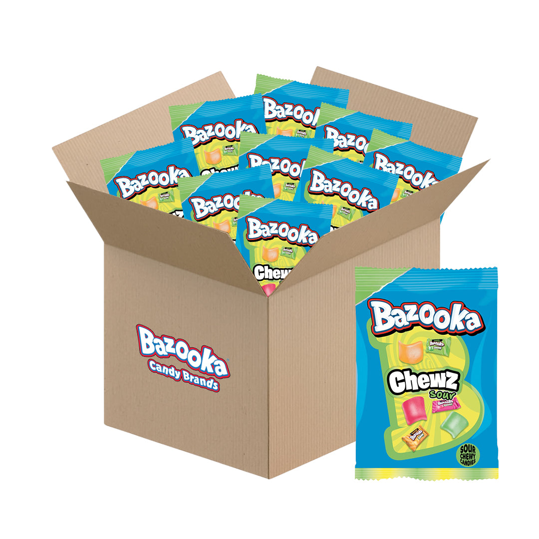Bazooka Chewz Sour Chewy Candy Sweets
