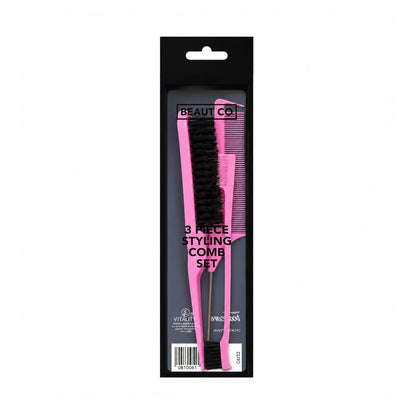 Bodycare Beaut Co 3 Piece Styling Comb Set