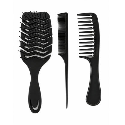 Bodycare Beaut Co Detangle Brush & Comb Set 3 Piece