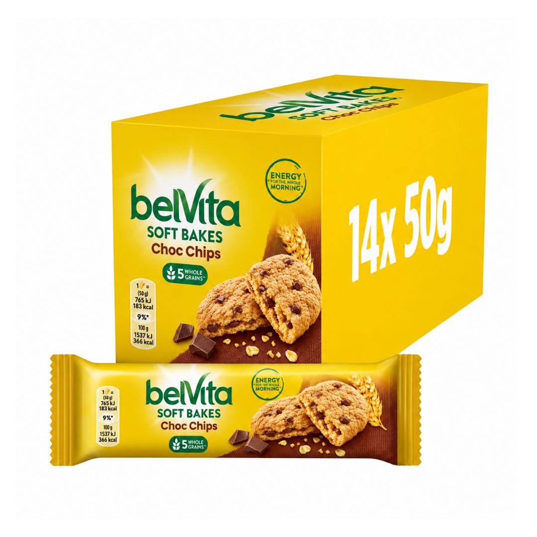 Belvita Chocolate Chip Filled Soft Bakes