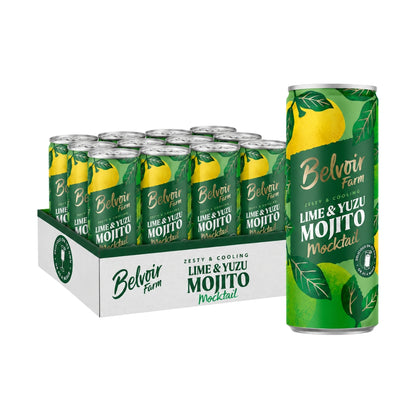Belvoir Farm Zesty Cooling Lime & Yuzu Mojito Mocktail
