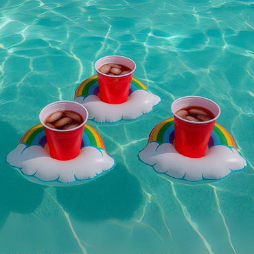 Big Mouth Rainbow Beverage Inflatable Drinks Boats