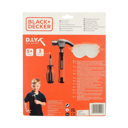 Black + Decker Kids 3 Piece Tool Pay Set
