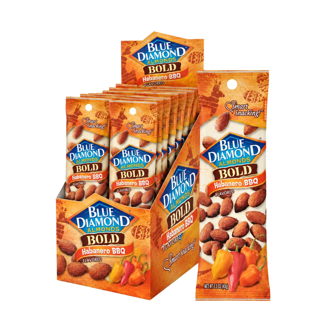 Blue Diamond Almonds Bold Habanero BBQ Flavoured