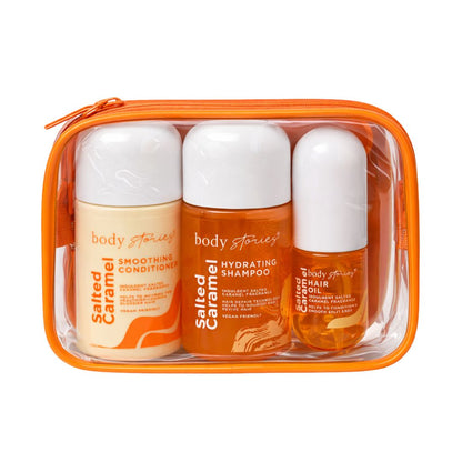 Body Stories Salted Caramel Travel Hair Set