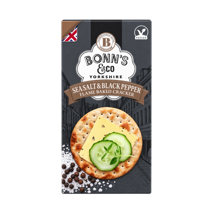 Bonn’s & Co Sea Salt & Black Pepper Flame Baked Crackers