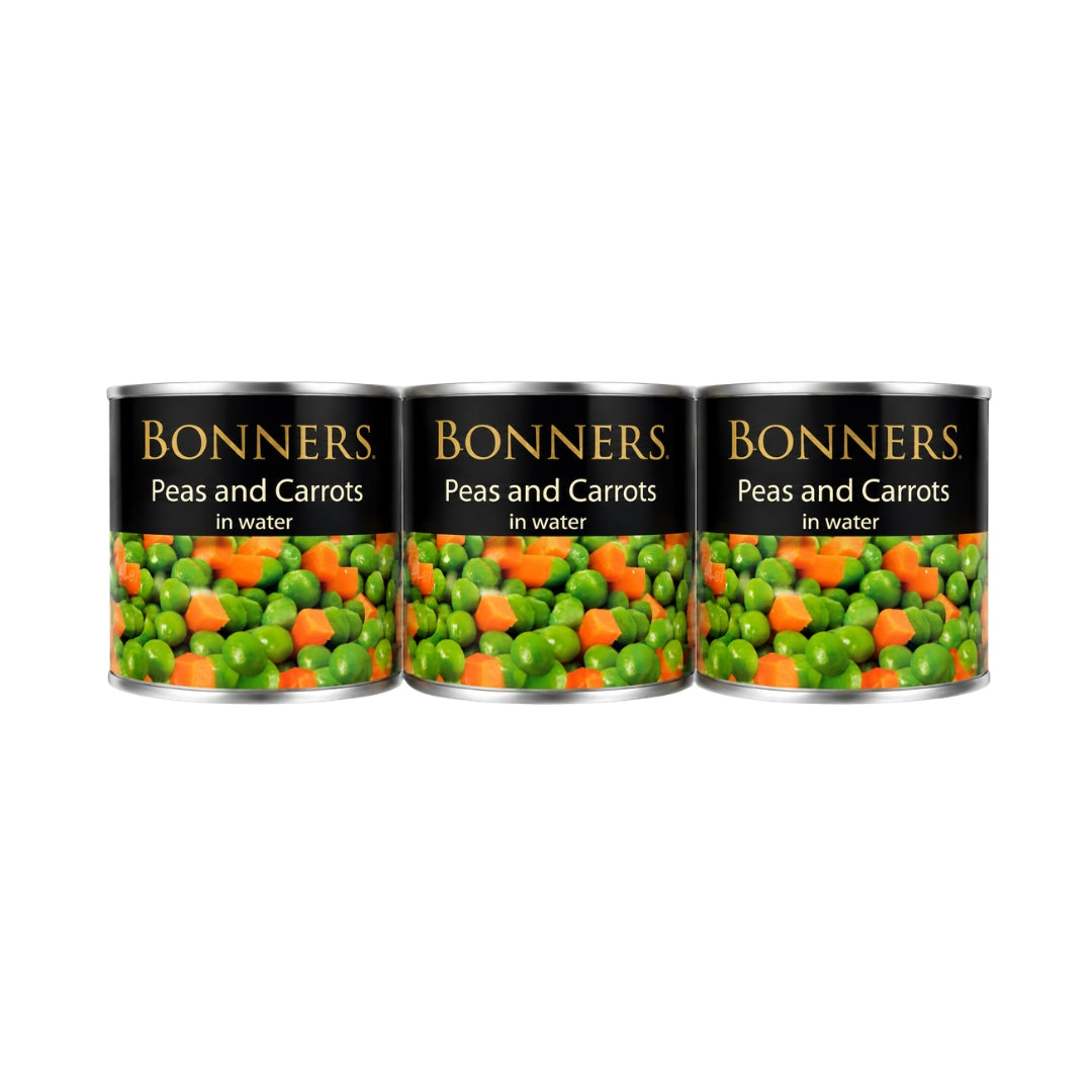 Triple Pack Bonners Peas & Carrots