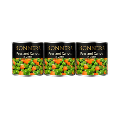 Triple Pack Bonners Peas & Carrots