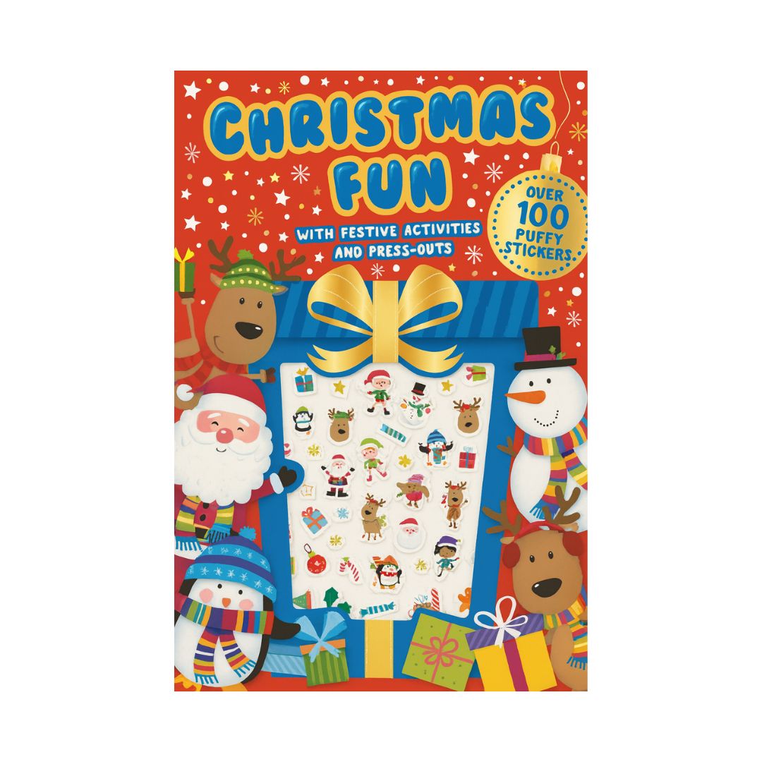 Bookoli Christmas Fun Puffy Sticker Windows