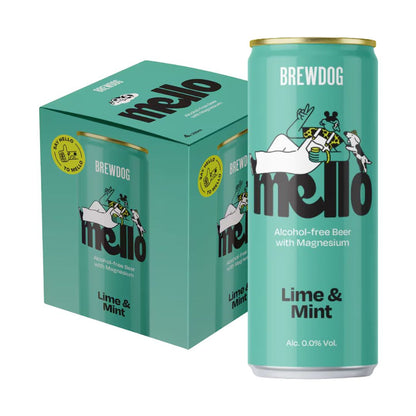 BrewDog Mello Lime & Mint Alcohol Free Beer