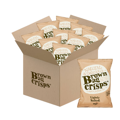 Naturally Delicious Brown Bag Crisps Lightly Salted