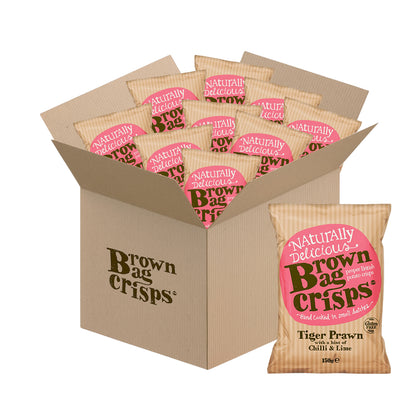 Naturally Delicious Brown Bag Crisps Tiger Prawn