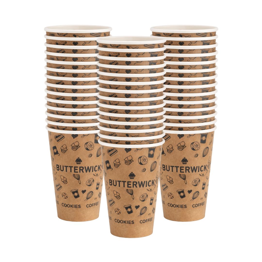16oz Single Wall Butterwick Paper Cups