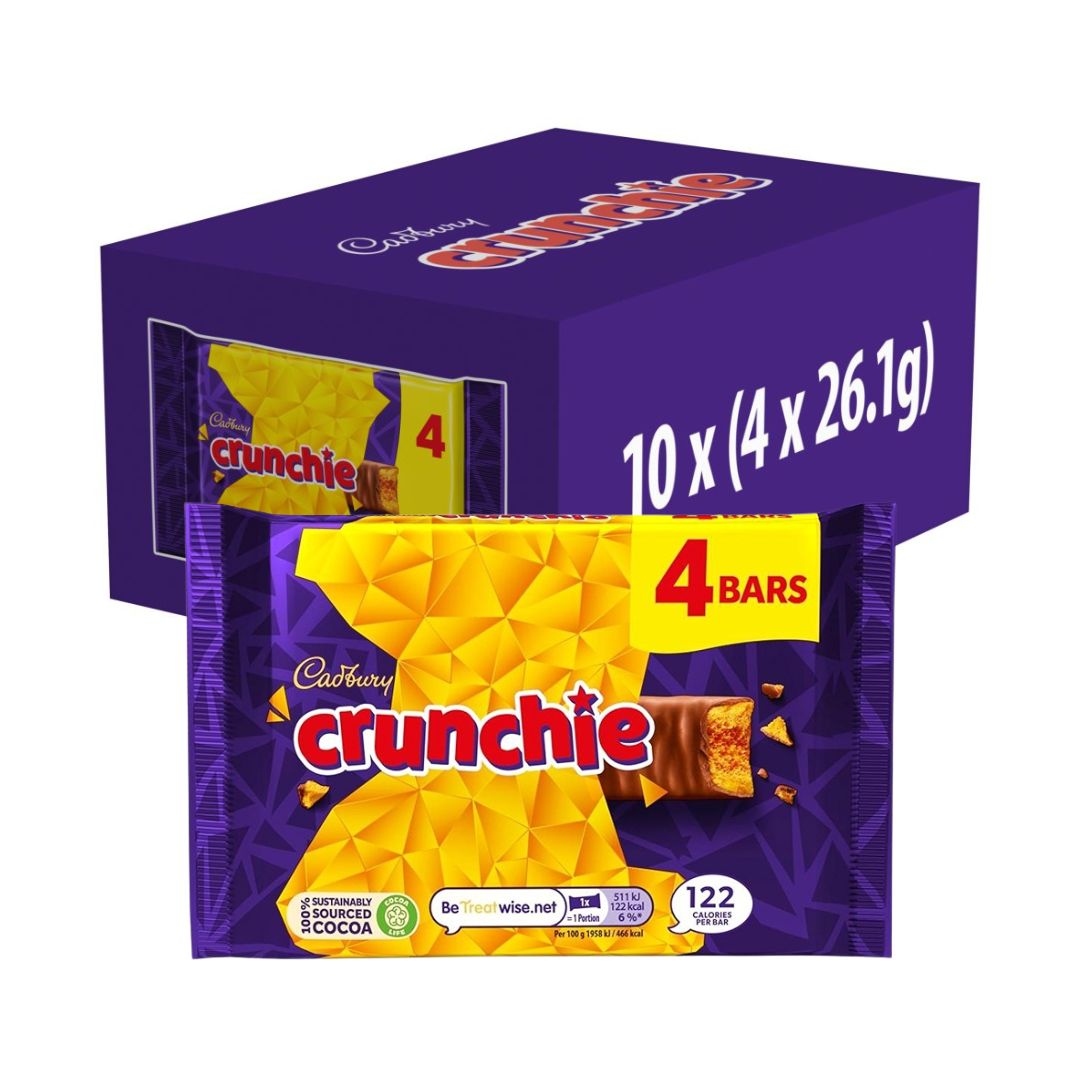 Cadbury Crunchie Chocolate Bars