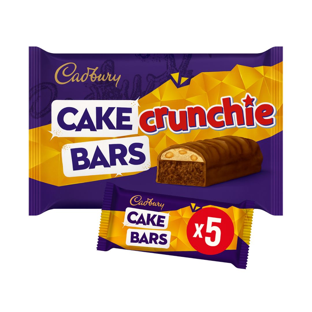 Cadbury Crunchie Chocolate Cake Bars