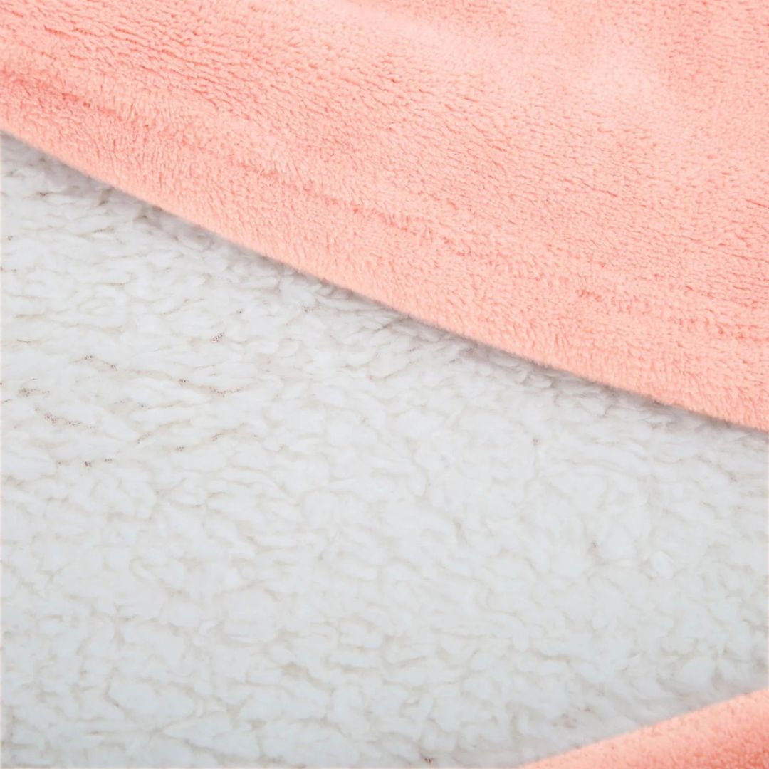 Cascade Home Pink Hoodie Blanket