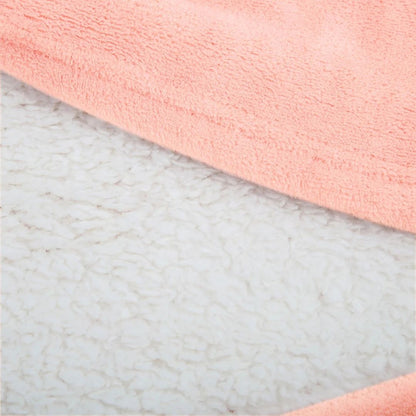 Cascade Home Pink Hoodie Blanket