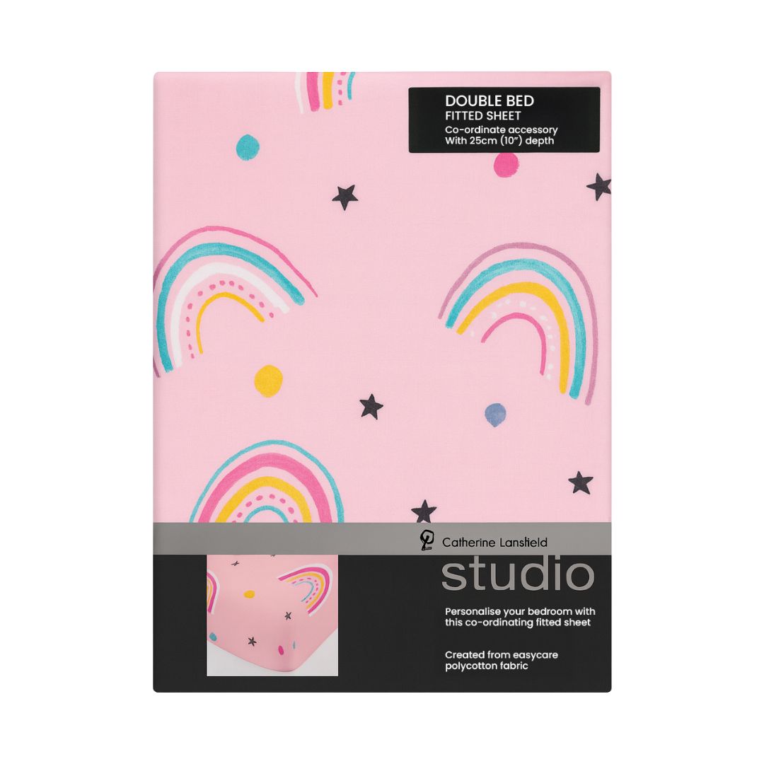 Studio Magical Unicorns Double Fitted Sheet