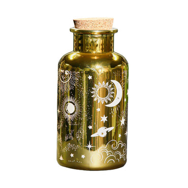 Celestial Large Lighting Gold Jar