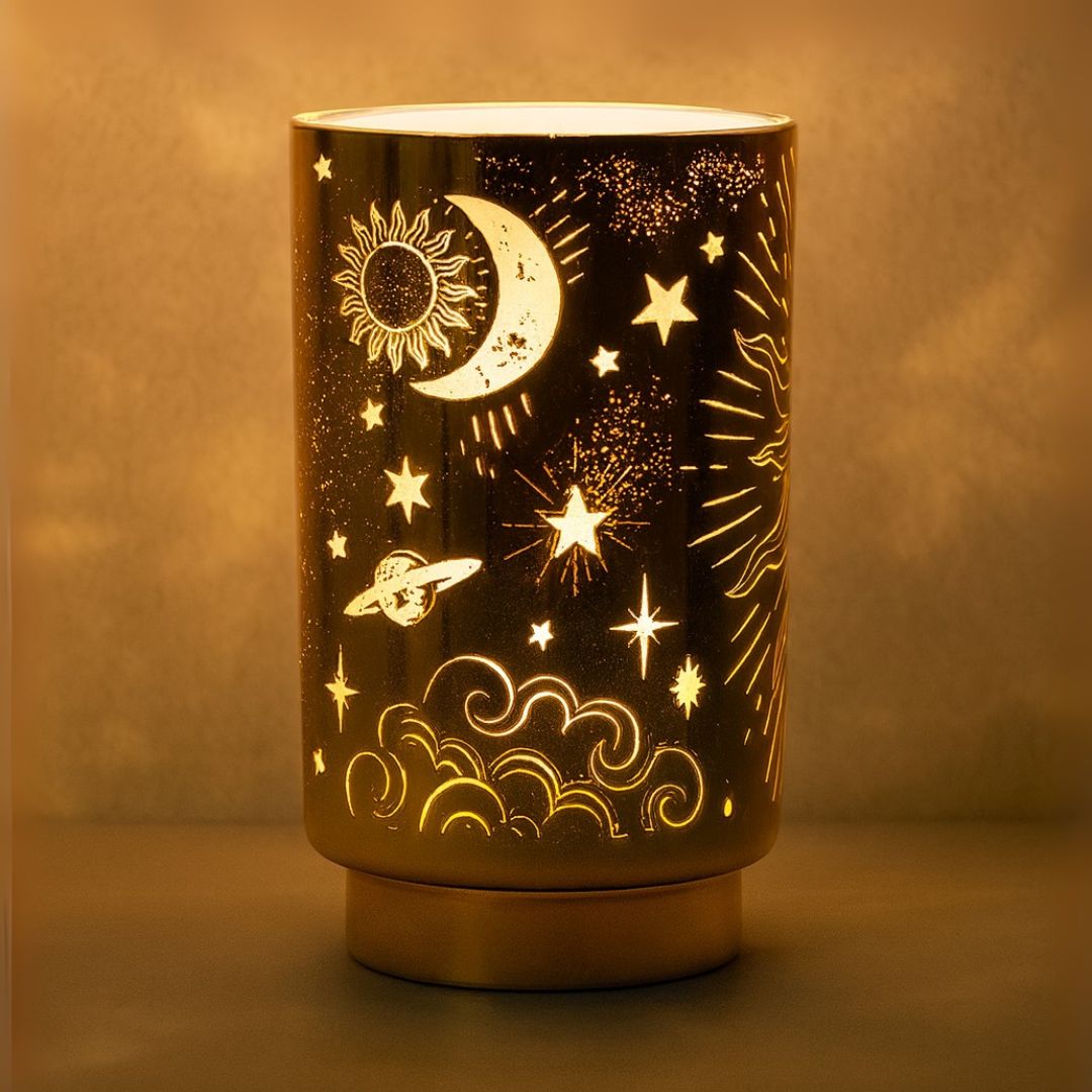 Celestial Lighting Gold Large Lamp