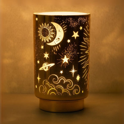 Celestial Lighting Gold Large Lamp