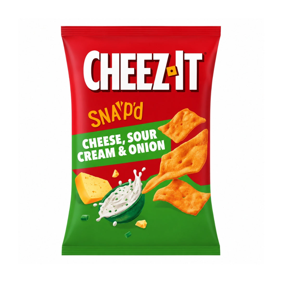 Cheez-It Snap’D Cheese, Sour Cream & Onion
