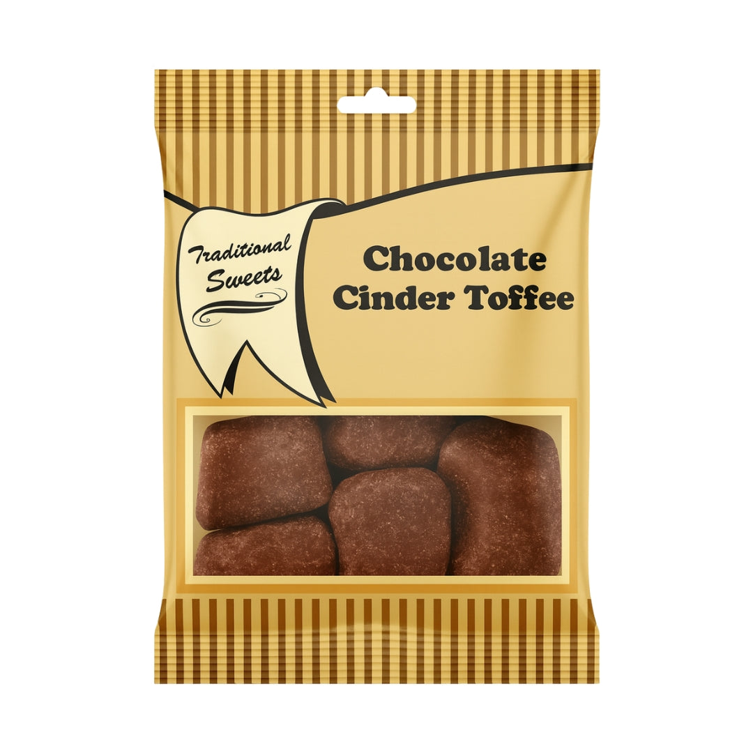 Retro Pick N Mix Sweets Chocolate Cinder Toffee