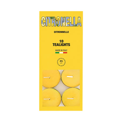 Citronella Candles Tealights Pack of 10