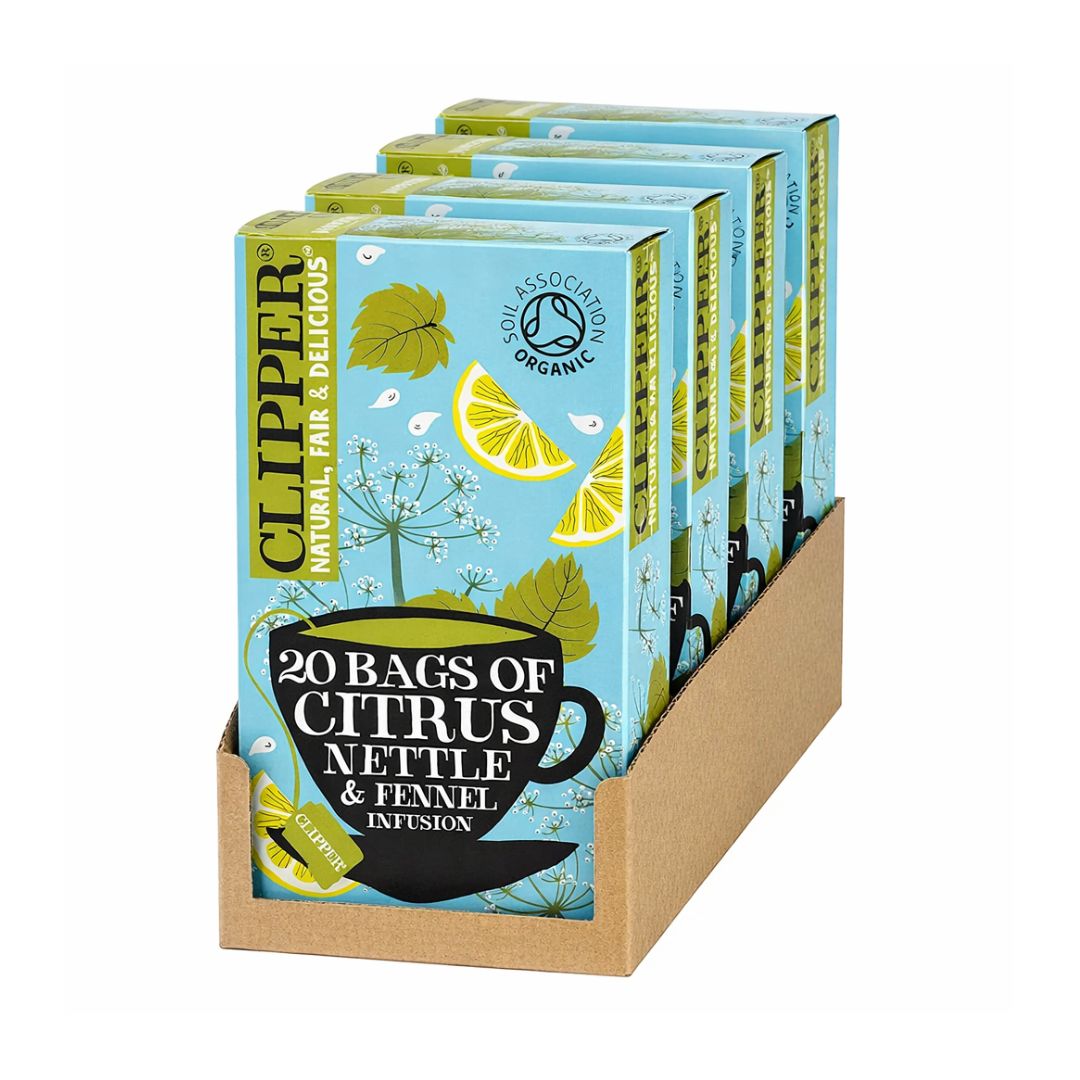 Clipper Cleanse Tea Bags Citrus, Nettle & Fennel