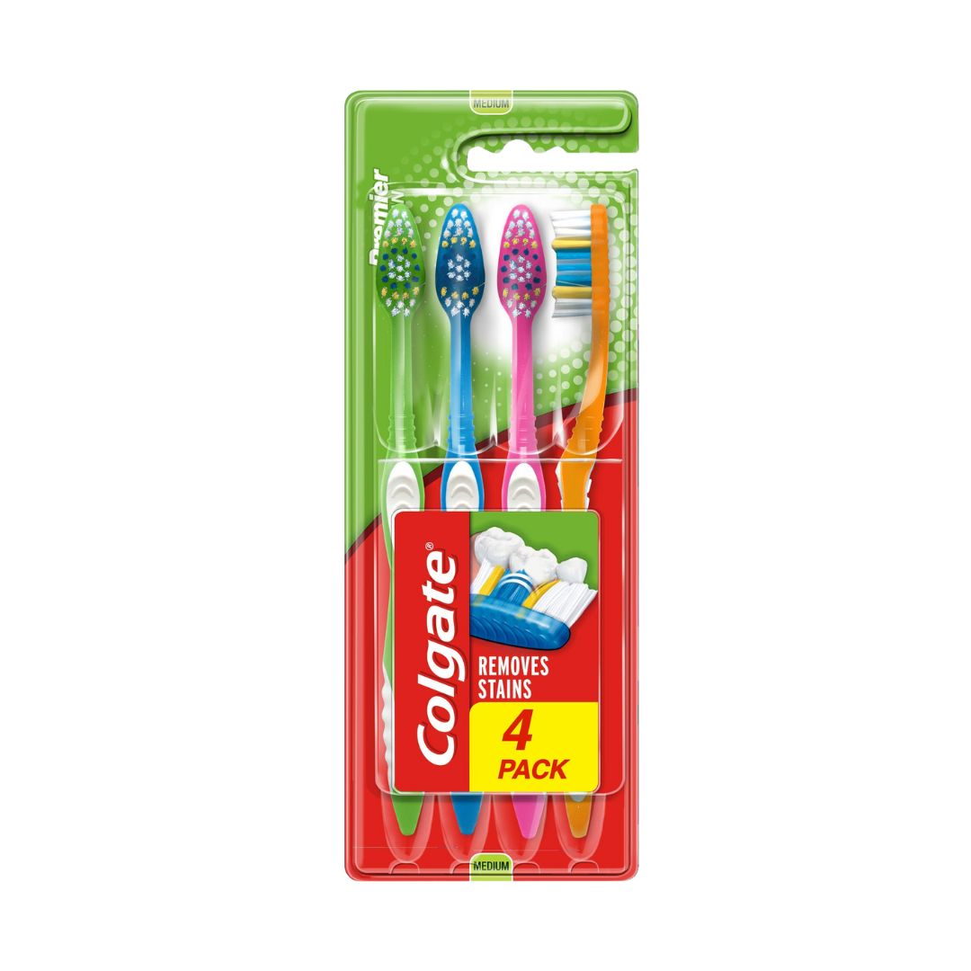 Colgate Toothbrush Premier Clean Family Pack