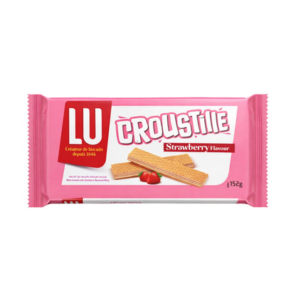 LU Croustille Strawberry Flavoured Wafer Biscuits