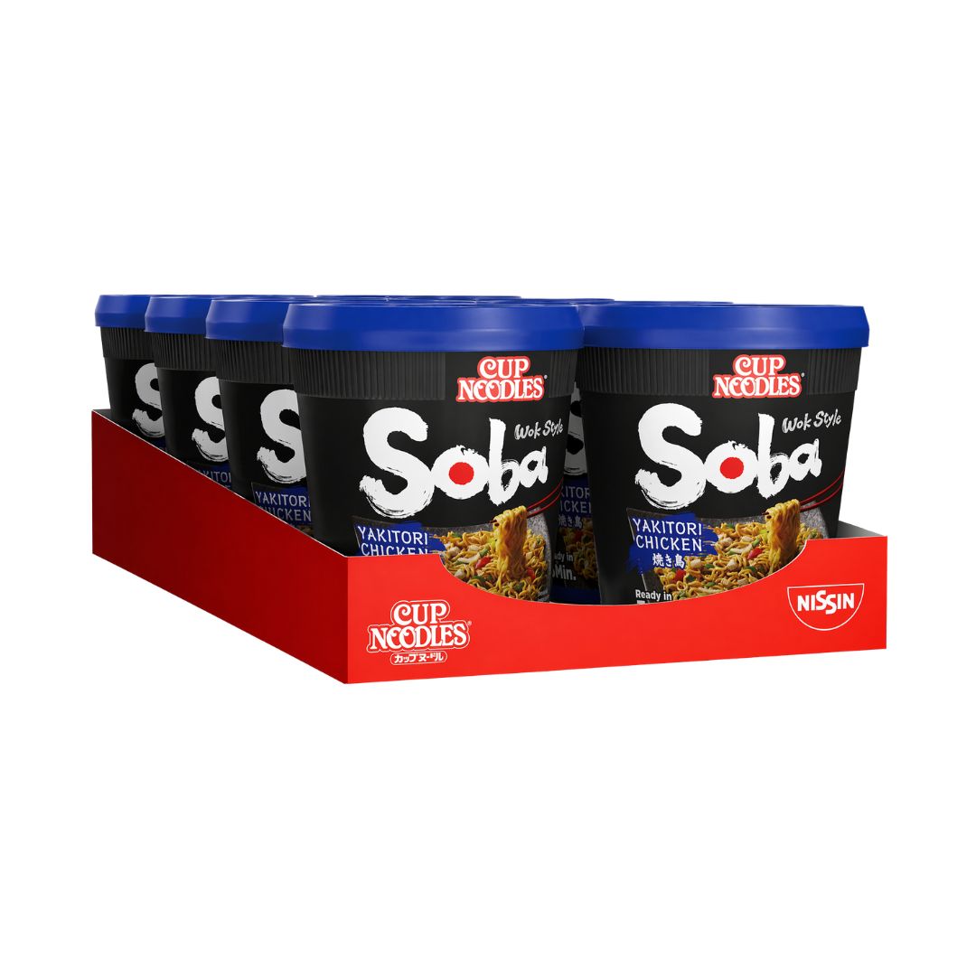 Nissin Soba Big Cup Noodles Yakitori Chicken Wok Style